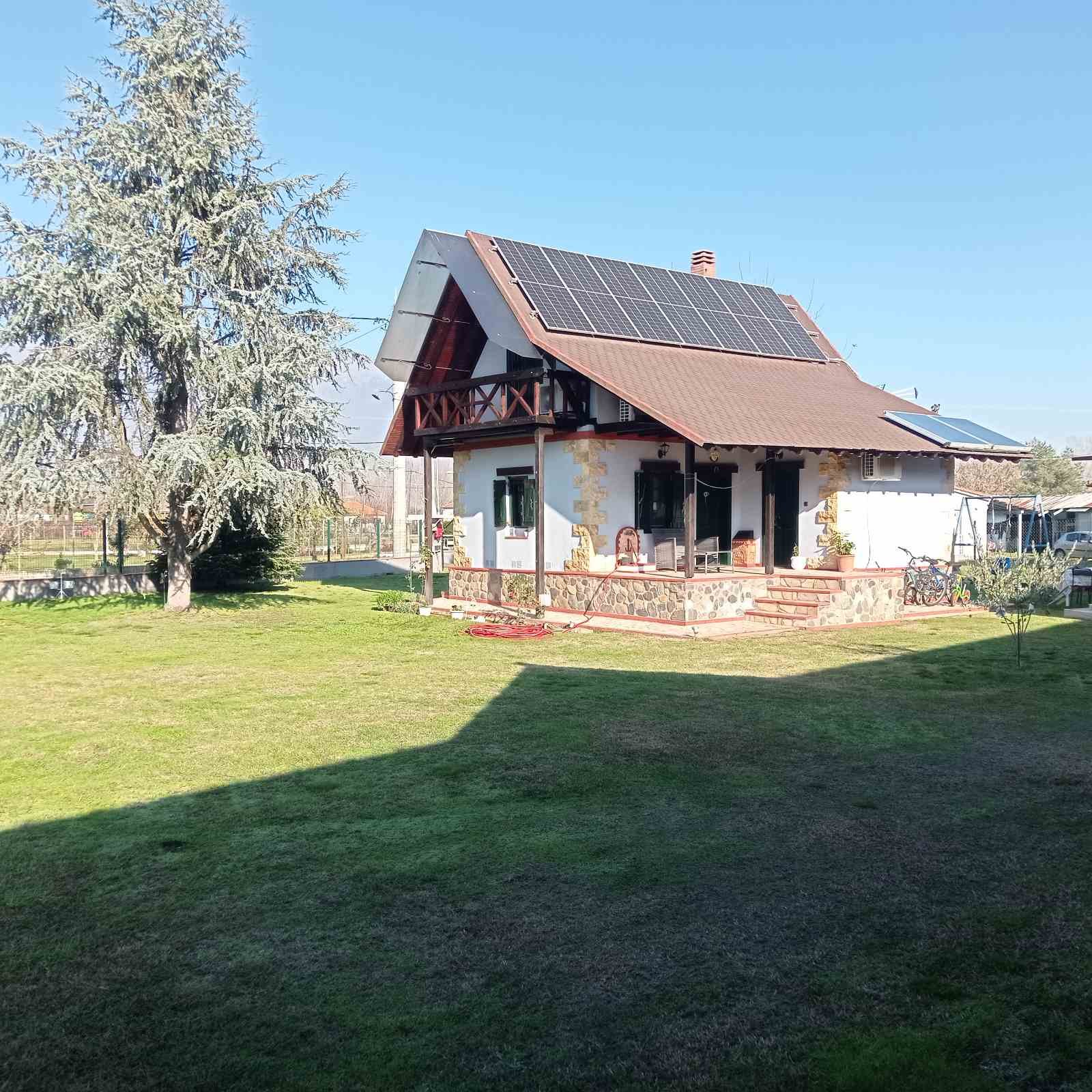 Stone and wood exterior facade